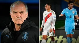 Marcelo Bielsa quedó encandilado con futbolista que jugó en el Uruguay vs. Perú: "Distinto"