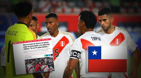Prensa de Chile alerta sobre Perú y su nuevo DT: "Le quiere robar el entrenador a la selección chilena" Prensa de Chile alerta sobre Perú y su nuevo DT: "Le quiere robar el entrenador a la selección chilena"