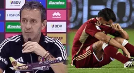 DT de Venezuela no quiso dar conferencia tras dura eliminación del Mundial: "Pido disculpas" DT de Venezuela no quiso dar conferencia tras dura eliminación del Mundial: "Pido disculpas"