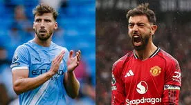 ¿A qué hora juega Manchester City vs Manchester United y dónde ver el partido por Premier League?