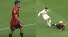 Walter Tandazo fue expulsado tras dura falta sobre Horacio Calcaterra en derrota de Melgar Walter Tandazo fue expulsado tras dura falta sobre Horacio Calcaterra en derrota de Melgar