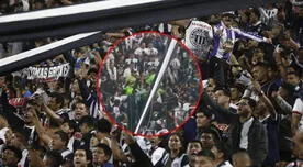 ¿Sanción? Reportan incidentes entre hinchas de Alianza Lima y Policía en la tribuna