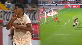 Erinson Ramírez anotó el 1-1 para UTC y mandó a callar a la hinchada de Universitario