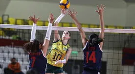 Perú cayó 3-0 ante Brasil en la semifinal del Sudamericano de Vóley Femenino Sub 17