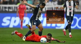 Hinchas de la U de Chile recibieron con pancartas a Alianza Lima en Coquimbo: "La conch..."