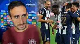Izquierdoz, figura de Lanús, impactó tras dar firme calificativo a Alianza Lima: "Son..."