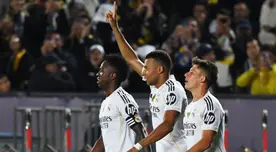 Real Madrid goleó 5-0 al Kairat con triplete de Kylian Mbappé en la Champions League