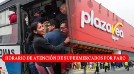 Paro de transportistas: ¿A qué hora abrirán y cerrarán Metro, Plaza Vea y Tottus este lunes 6 de octubre? Paro de transportistas: ¿A qué hora abrirán y cerrarán Metro, Plaza Vea y Tottus este lunes 6 de octubre?