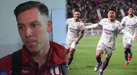 Diego Churín se rindió ante figura de Universitario tras su gol a Juan Pablo II: "Es magia..."