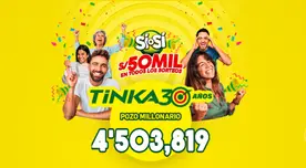 La Tinka HOY, domingo 12 de octubre: últimos resultados y números ganadores del Pozo Millonario