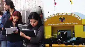Convocatoria de trabajo: Municipalidad de Comas contratará a ciudadanos que tengan entre 18 y 40 años Convocatoria de trabajo: Municipalidad de Comas contratará a ciudadanos que tengan entre 18 y 40 años