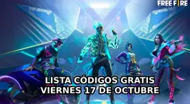 Códigos de Free Fire para conseguir skins, armas y diamantes GRATIS del viernes 17 de octubre Códigos de Free Fire para conseguir skins, armas y diamantes GRATIS del viernes 17 de octubre