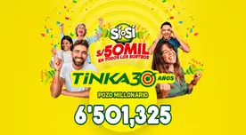 Resultado La Tinka HOY, domingo 26 de octubre: números ganadores del Pozo Millonario Resultado La Tinka HOY, domingo 26 de octubre: números ganadores del Pozo Millonario