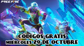 Códigos de Free Fire para este miércoles 29 de octubre: canjea rápido para recibir skins, armas y diamantes GRATIS Códigos de Free Fire para este miércoles 29 de octubre: canjea rápido para recibir skins, armas y diamantes GRATIS