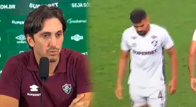 ¿No va más? DT de Fluminense explota contra Ignácio Da Silva, ex Cristal, tras expulsión: "Termina"