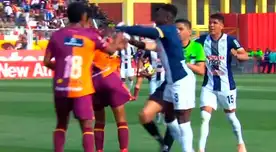 Fuerte falta de Castillo a Manzaneda provocó conato de bronca en el Alianza Lima vs Chankas Fuerte falta de Castillo a Manzaneda provocó conato de bronca en el Alianza Lima vs Chankas