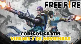 Códigos Free Fire de del viernes 7 de noviembre: canjea todos los objetos del famoso Battle Royale
