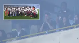 La triste escena de Sebastián Britos en tribuna al perderse la foto del tricampeonato - VIDEO La triste escena de Sebastián Britos en tribuna al perderse la foto del tricampeonato - VIDEO