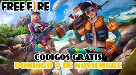 Códigos Free Fire del domingo 9 de noviembre: canjea objetos y sube de nivel hasta 'Heroico' en el Battle Royale