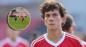 Fabio Gruber deleita con pase magistral en partido de práctica de Perú ante Sochi FC - VIDEO