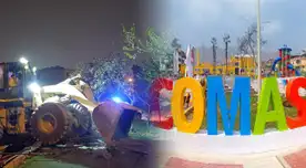 Municipalidad de Comas recuperó importante espacio público de la avenida Retablo que fue invadida por ciudadanos Municipalidad de Comas recuperó importante espacio público de la avenida Retablo que fue invadida por ciudadanos