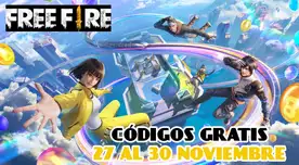 Códigos Free Fire del viernes 28 al domingo 30 de noviembre: canjea diamantes y skins GRATIS