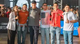 Hinchas peruanos vencen a una leyenda y celebraron la final de la CONMEBOL Libertadores desde la cancha