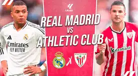 Real Madrid vs Athletic Bilbao EN VIVO: a qué hora juega, alineaciones y dónde ver LaLiga Real Madrid vs Athletic Bilbao EN VIVO: a qué hora juega, alineaciones y dónde ver LaLiga