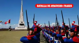 Batalla de Ayacucho: las mejores frases y mensajes para conmemorar este 9 de diciembre Batalla de Ayacucho: las mejores frases y mensajes para conmemorar este 9 de diciembre