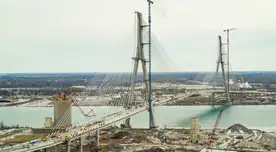 Megaobra sin precedentes: El nuevo puente que unirá dos ciudades clave y moverá el comercio en EE.UU