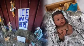 Gente de Chicago molesta con Trump arma nacimiento del "Niño Jesús" perseguido por ICE en redada anti inmigrantes Gente de Chicago molesta con Trump arma nacimiento del "Niño Jesús" perseguido por ICE en redada anti inmigrantes