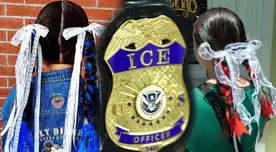 Moños contra redadas: mujeres latinas inmigrantes se ponen trenzas para protestar contra ICE Moños contra redadas: mujeres latinas inmigrantes se ponen trenzas para protestar contra ICE