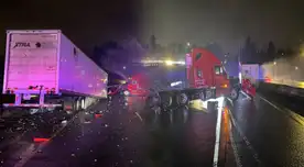 Brutal choque de camiones provoca que carretera I-5 cerca a Olympia siga cerrada: usa estas vías de escape Brutal choque de camiones provoca que carretera I-5 cerca a Olympia siga cerrada: usa estas vías de escape