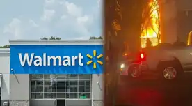 ALARMANTE INCENDIO daña un Walmart Neighborhood Market en Greensboro: VIDEO muestra las enormes llamas