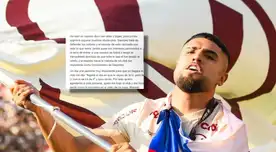 Rodrigo Ureña dejó contundente mensaje tras salir de Universitario: "Otros optaron por esconderse..."