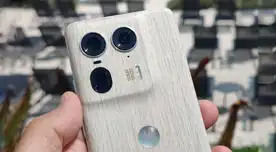 Empieza el 2026 con este Motorola hecho de 'madera' que tiene procesador TOP, cámaras 4K y carga de 125W