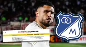 Prensa colombiana dio rotundo calificativo sobre Ureña tras llegada a Millonarios: "Apuesta de..." Prensa colombiana dio rotundo calificativo sobre Ureña tras llegada a Millonarios: "Apuesta de..."
