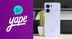 Yape te regala 1100 soles para comprar este Oppo con cámaras 4K, procesador Snapdragon y resistencia al agua