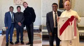 Edwin Oviedo, Ricardo Gareca y el 'Nene' Cubillas se juntan para visitar al Papa León XIV Edwin Oviedo, Ricardo Gareca y el 'Nene' Cubillas se juntan para visitar al Papa León XIV