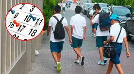 Año escolar 2026: estos son los descansos que se otorgarán a los estudiantes según el calendario