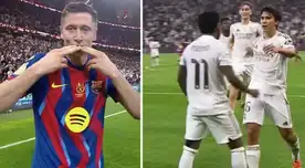 ¡En menos de 5 minutos! Lewandowski adelantó a Barcelona y Gonzalo García puso el 2-2 de Real Madrid ¡En menos de 5 minutos! Lewandowski adelantó a Barcelona y Gonzalo García puso el 2-2 de Real Madrid