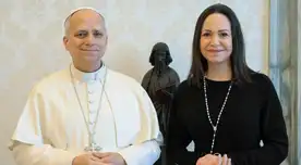 María Corina Machado sorprende a Donald Trump tras reunirse con el Papa León XIV: "Estoy muy emocionada"