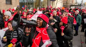 Nueva York al borde del colapso: 15.000 enfermeras van a huelga y crece el caos en hospitales