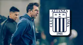 Pablo Guede fue captado en partido internacional tras las dos derrotas de Alianza Lima