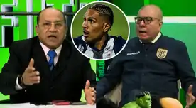 Periodistas ecuatorianos se pelean en vivo por Paolo Guerrero: "No jugó..."