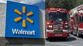 ¡EMERGENCIA en Walmart de Harrisonburg! Reportan violento incendio y mucho humo al interior de tienda en Virginia