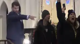 ¡VIOLENCIA aumenta en Minnesota! Personas irrumpen en iglesia de St. Paul durante misa y acusan a pastor de trabajar con ICE