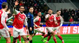 Arsenal golpea a Inter en San Siro (3-1) y se consolida en la cima de la Champions League