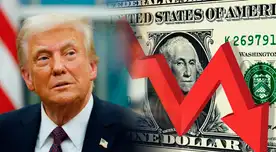 El dólar SE DESPLOMA: tensiones entre Donald Trump y Europa sacuden los mercados globales