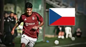 Prensa de República Checa dio tajante calificativo a Joao Grimaldo tras su primer gol: "Peruano de..."